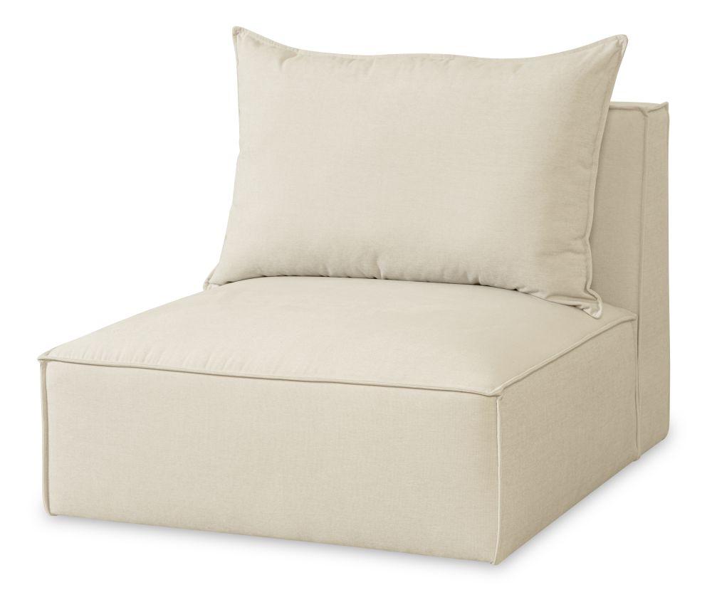 Modulsofa Wohnlandschaft Sitzelement grau