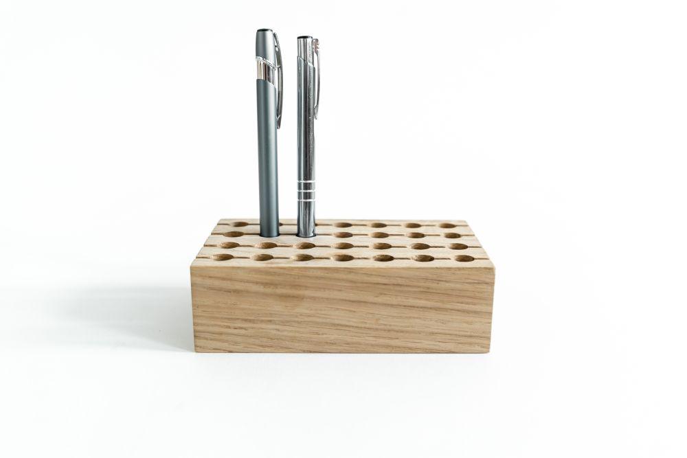 Schreibtisch Organizer & Stifthalter Brick aus Holz