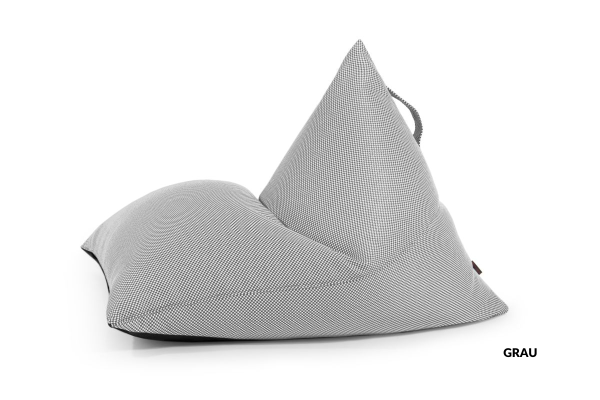 Outdoor-Sitzsack Razz Capri grau Pusku-Pusku