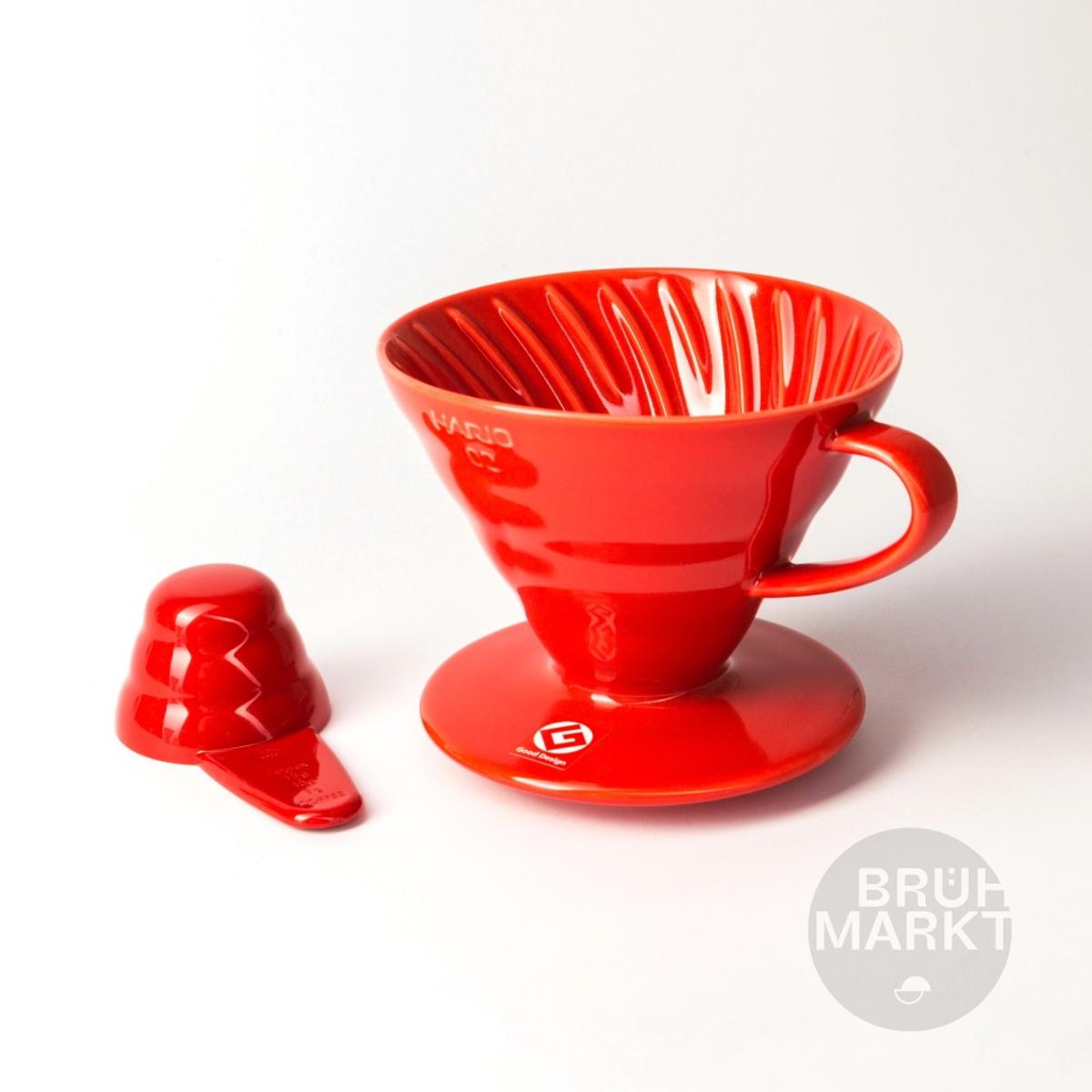 Hario V60 Keramikfilter, rot