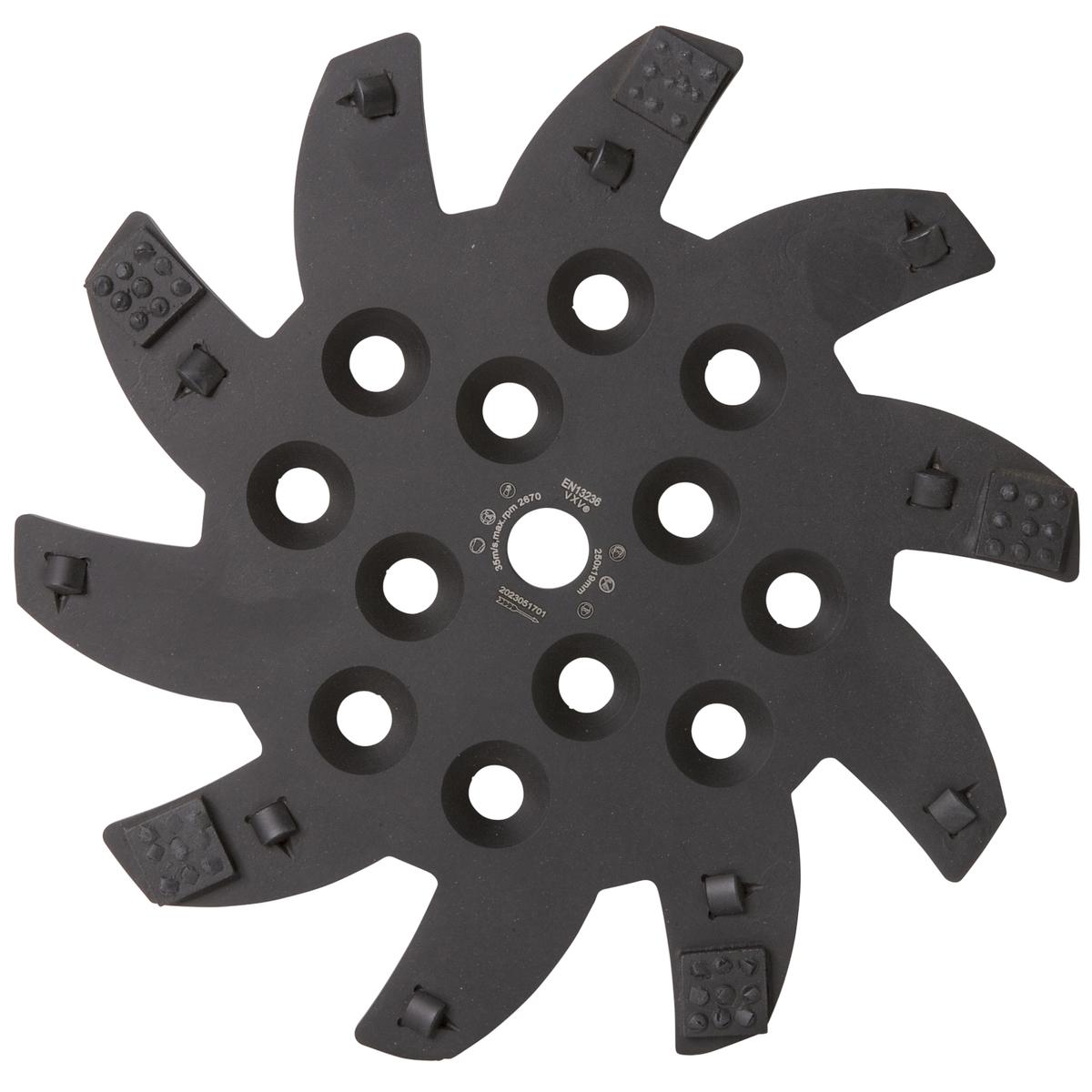 Diamant-Bodenschleifteller PKD Plus 250 mm passend für Blastrac