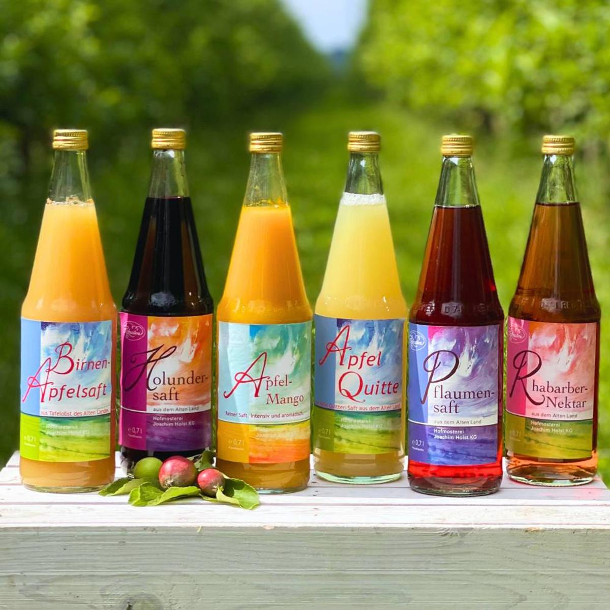 6 Flaschen Saft Probierpaket