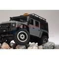 GPM FENSTER-GITTER METALL SEITE & HINTEN SCHWARZ für TRX-4M LAND ROVER DEFENDER