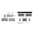 GPM FENSTER-GITTER METALL SEITE & HINTEN SCHWARZ für TRX-4M LAND ROVER DEFENDER
