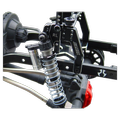 SAmix Dämpferplatte schwarz hinten SAMIX Axial SCX10-2
