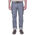 The Blubaugh | Mid Rise Slim Straight Grey Selvedge Jeans | 11 Oz.