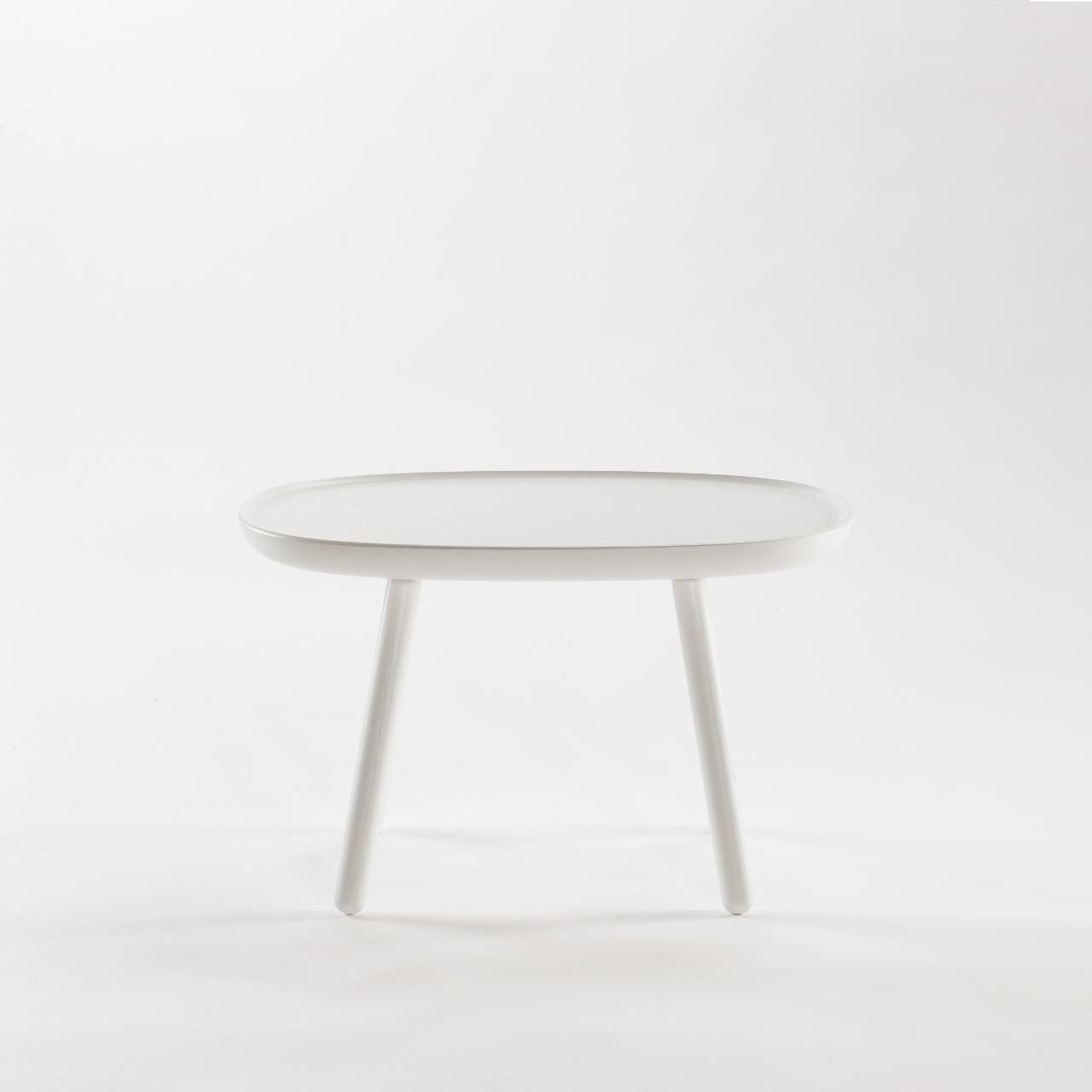 Couchtisch oval weiß Design
