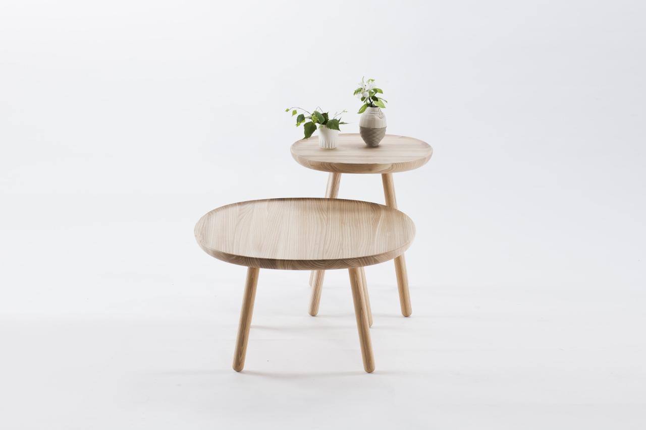 Beistelltisch oval Holz