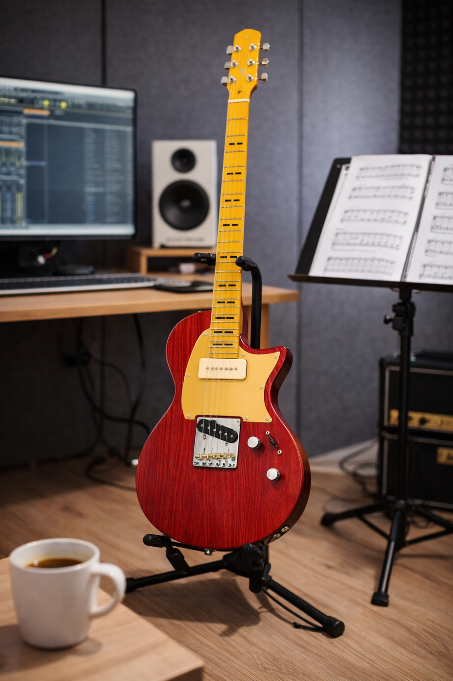 Larry Carlton I5T Candy Apple Red