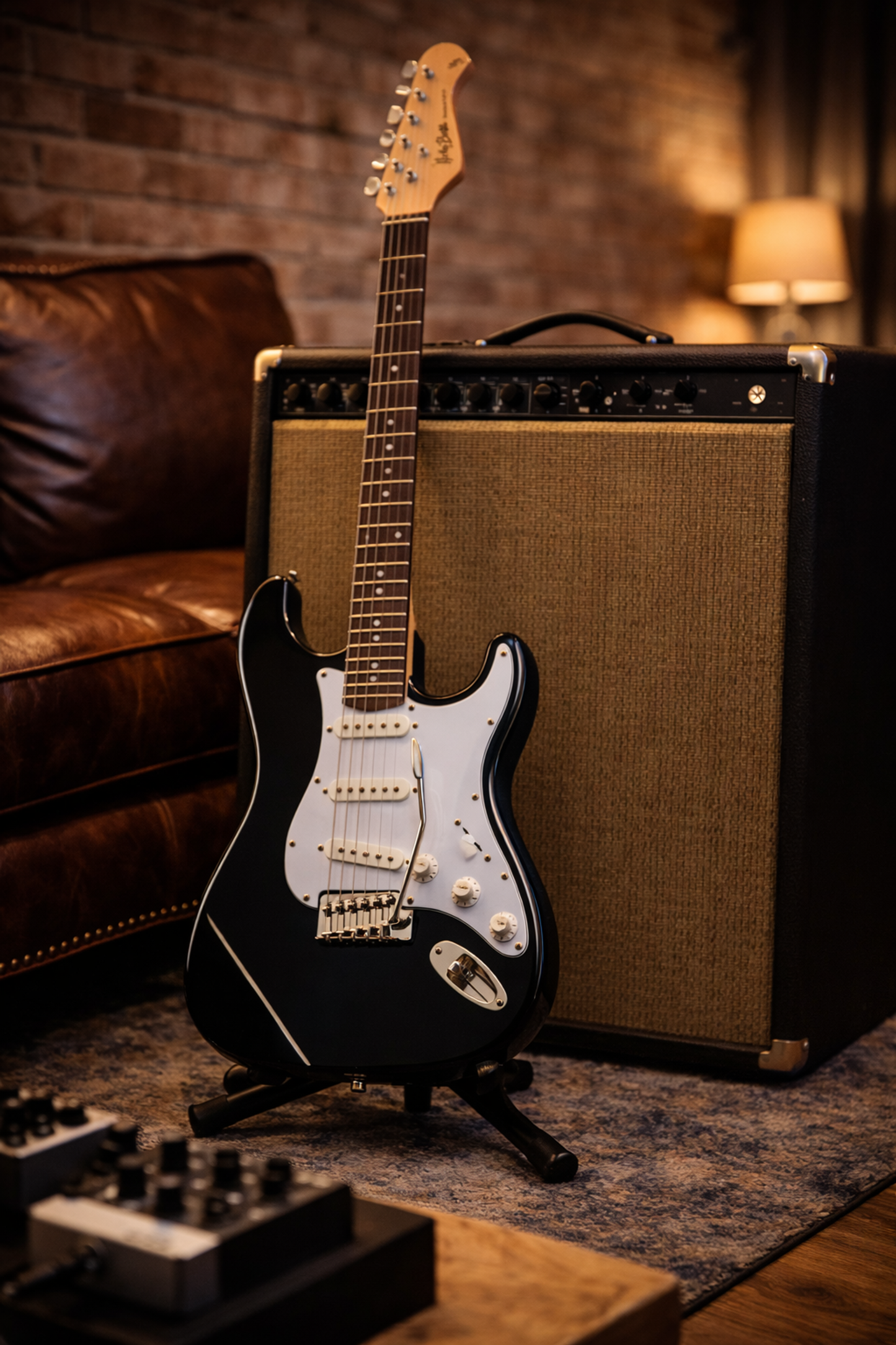 Harley Benton ST-20 BK E-Gitarre