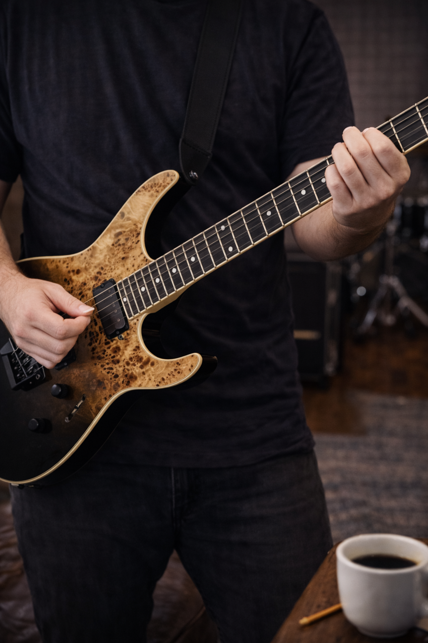 ESP LTD M-1000HT BP Black Fade