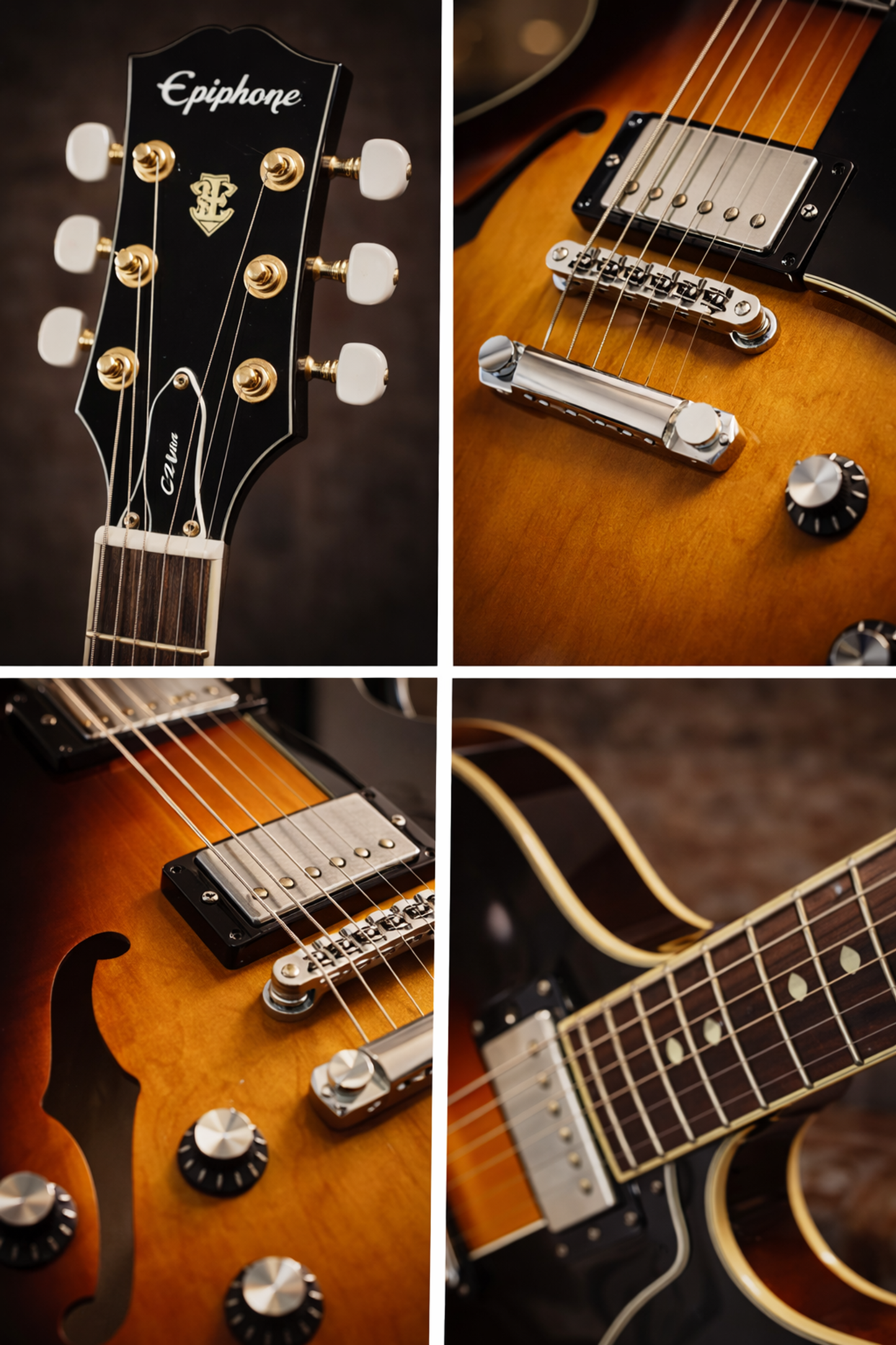 Epiphone ES-335 Vintage Sunburst LH