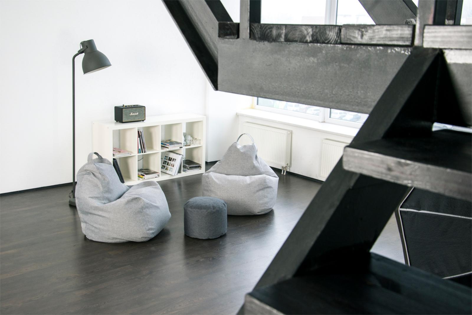 Sitzsack Boden groß skandinavisches Design