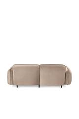 Bequemes skandinavisches 2-Sitzer Sofa BEAN mit modernem Design in beige