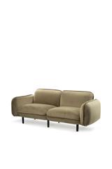 Modernes skandinavisches Designersofa BEAN in grün für 2 Personen