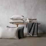Plaid Sofadecke aus Leinen skandinavisches Design für Wohnzimmer & Schlafzimmer