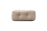 Beiger Pouf NOT-A-SOFA im skandinavischen Stil mit modernem Design - Ablage für Füße und Beine