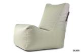 Sitzsack silber Wohnzimmer
