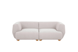 Komfortables 2-Sitzer-Sofa skandi-Style