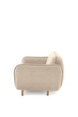 2-Sitzer Designersofa BEAN in hellbeige mit modularem Aufbau