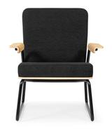 Stylischer Sessel im Retro-Design in schwarz kaufen