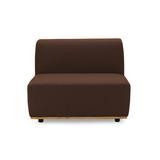 Bequemer Polstersessel für Wohnzimmer in braun