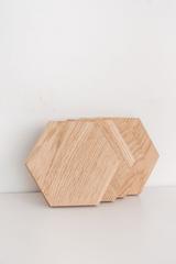4er-Set Untersetzer für Tassen und Gläser aus Holz