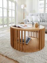 Runder Couchtisch massivholz