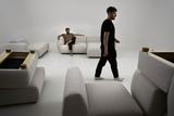Modulsofa bequem rund Design