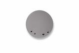 Wandspiegel rund modern grau