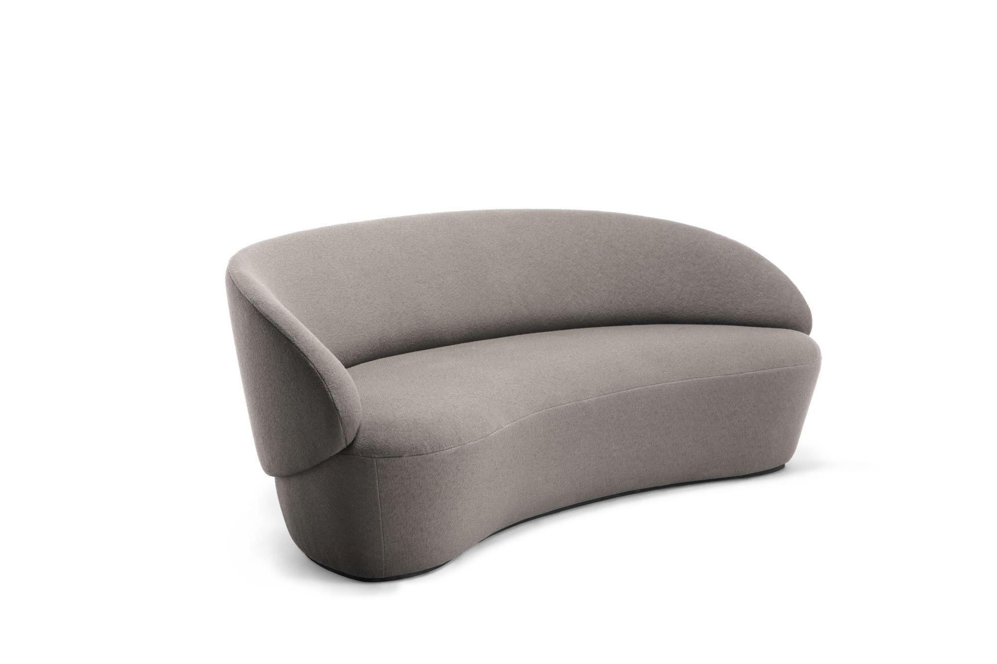 3er Loungesofa NAIVE in beige im skandinavischen Stil