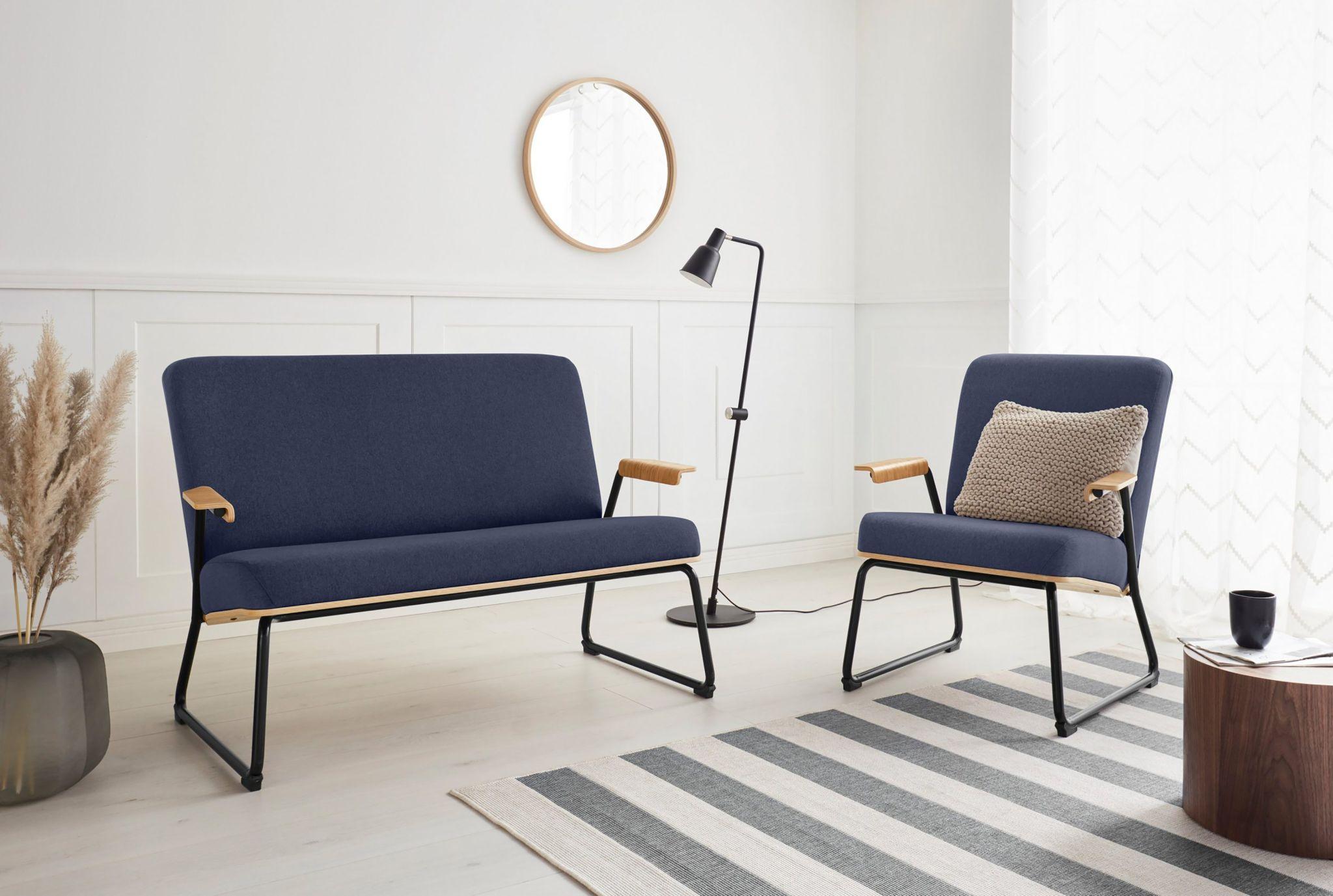 Sitzgruppe Wohnzimmer nordisches Design