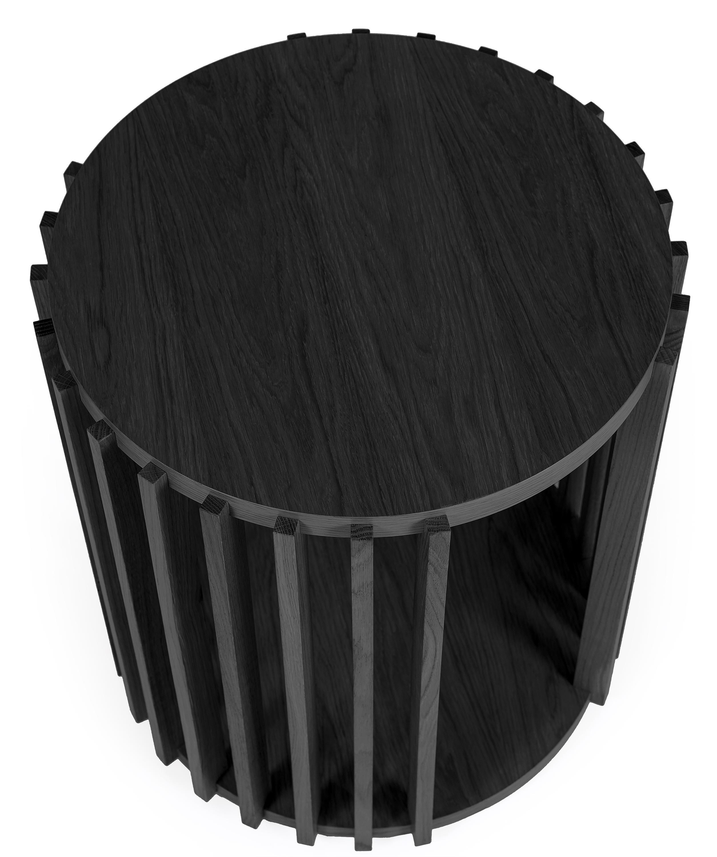 Beistelltisch Holz rund vintage