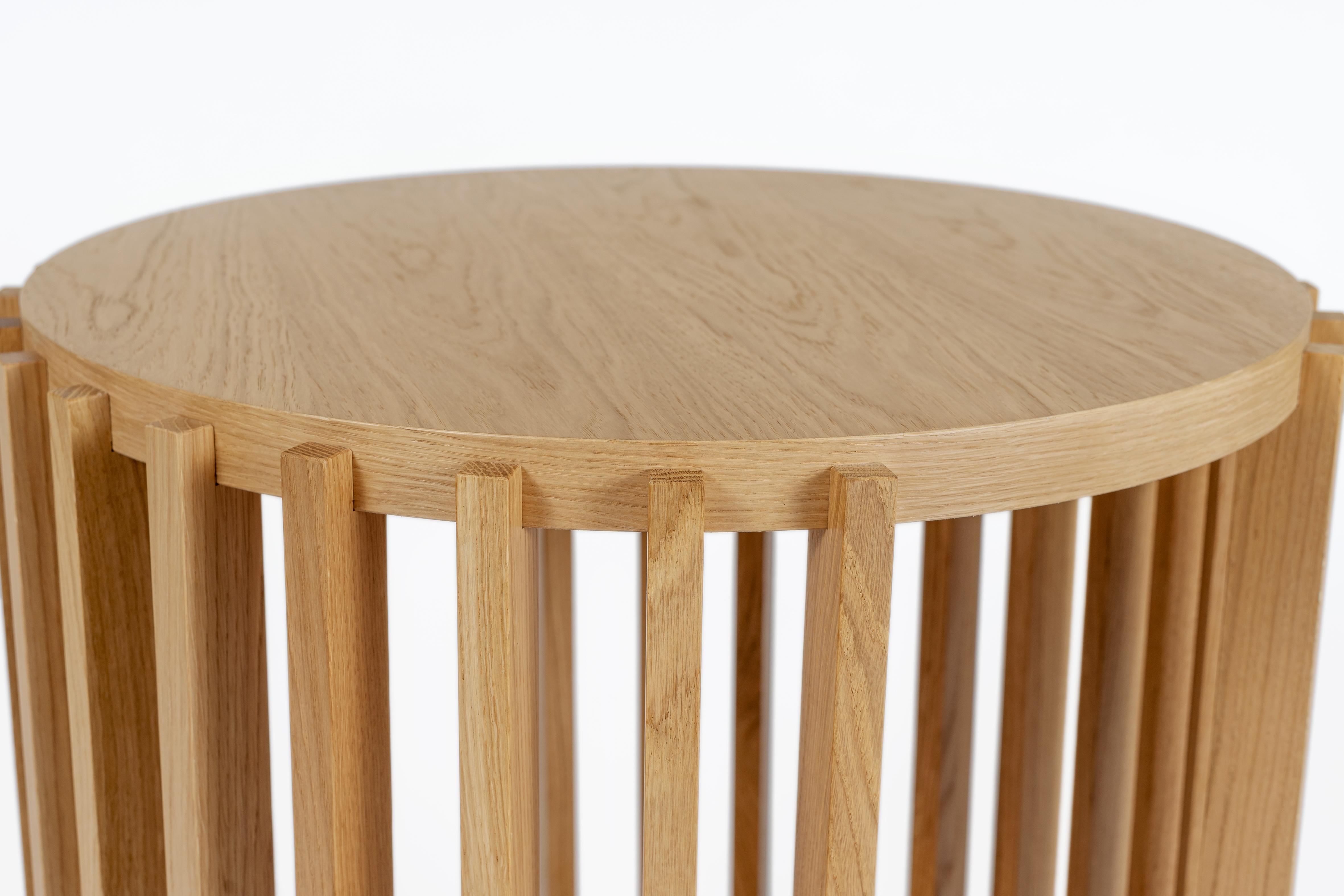 Runder Beistelltisch Holz Skandinavisches Design