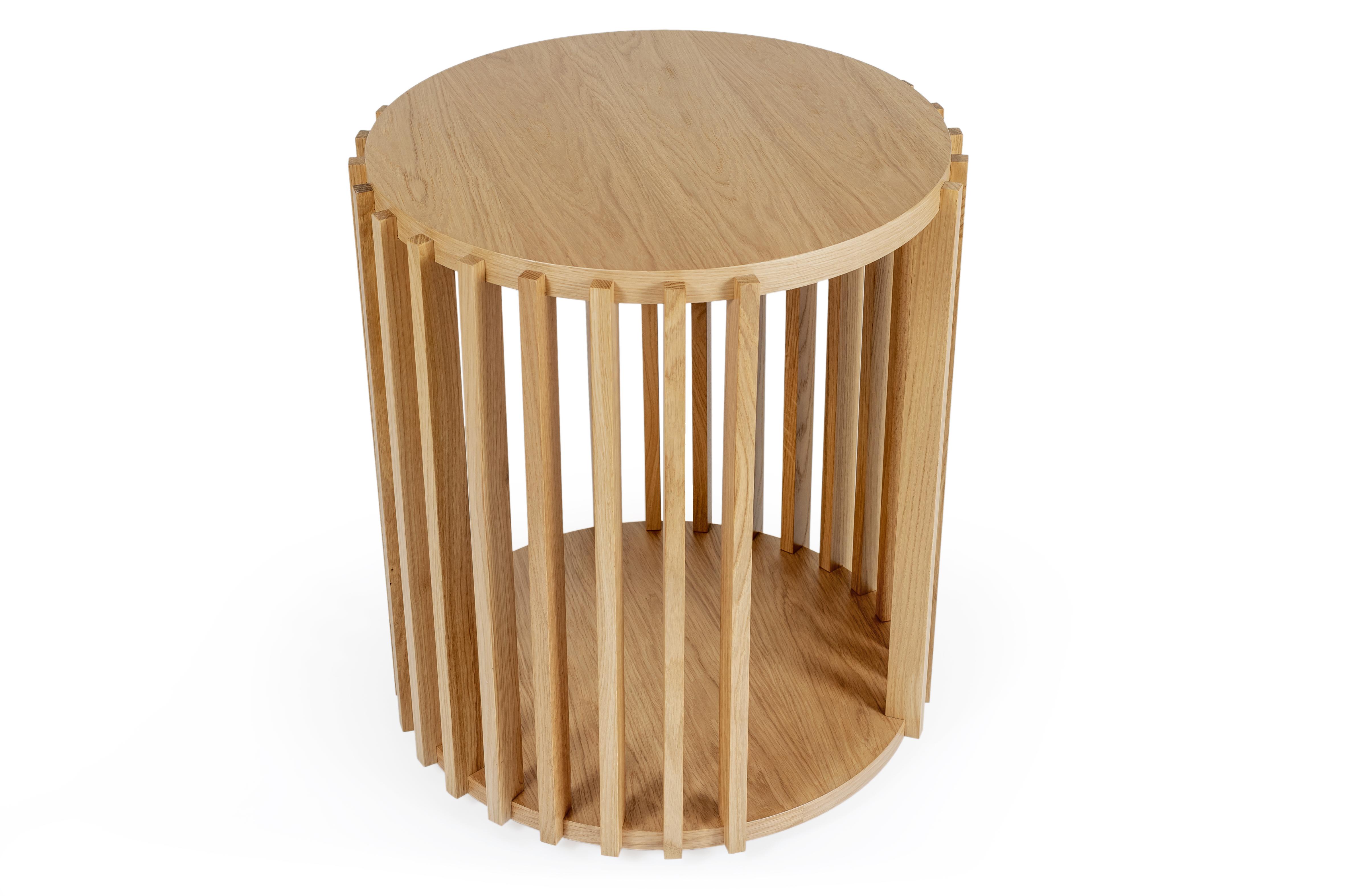 Runder Beistelltisch Holz
