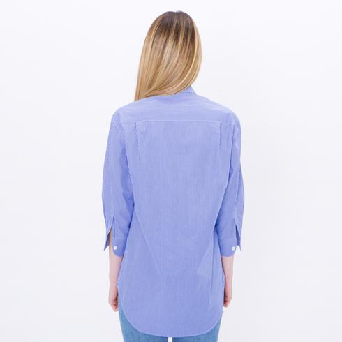 Blouse, blauweiß