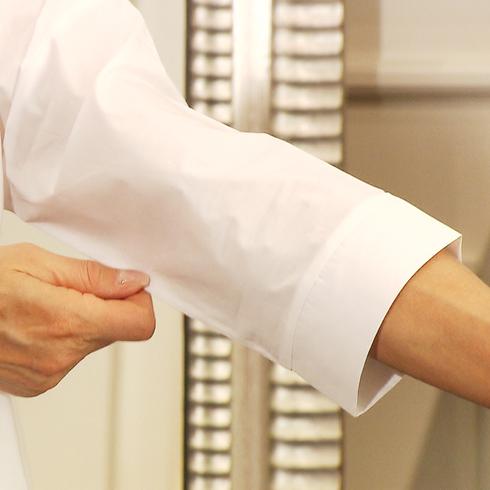Blouse, white papertouch