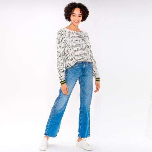 Blouse, tanne-senf