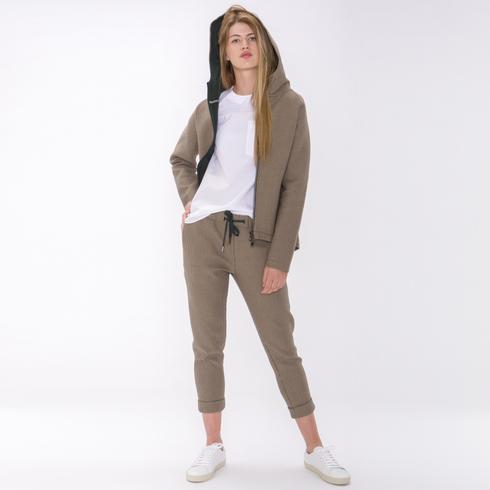 Jogger Scuba, pepita-tanne