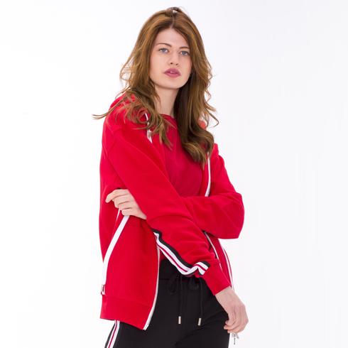 SWEAT HOODY JACKET, red
