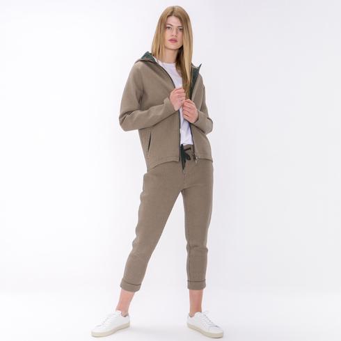 Jogger Scuba, pepita-tanne