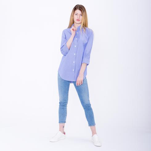 Blouse, blauweiß