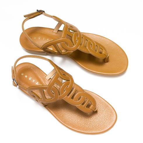 SANDALE, cognac