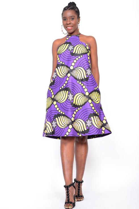 Afrikanisches Kleid Violetta