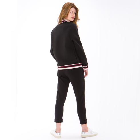 SWEAT JACKET, black-red