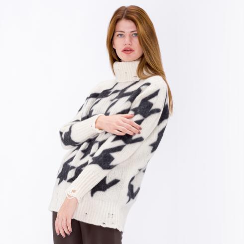 PULLOVER, schwarz weiß