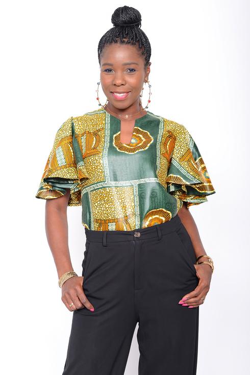 Afrikanisches Bluse Alrisha
