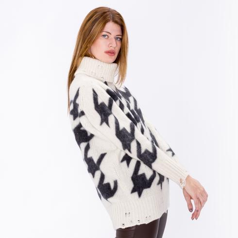 PULLOVER, schwarz weiß