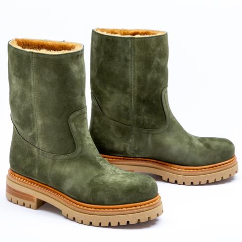 BOOTS, khaki