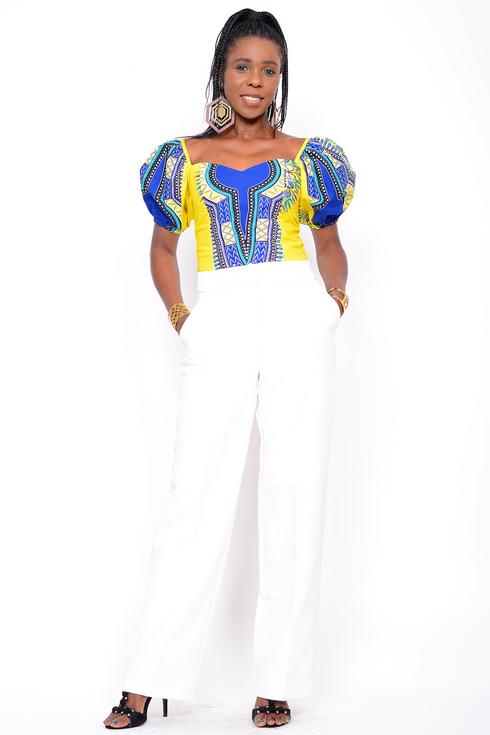 Bluse Malia Blue